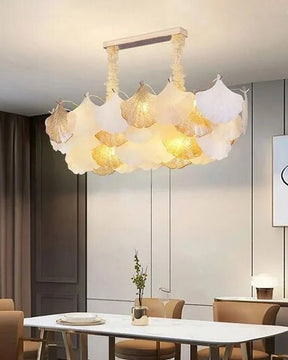 Ginkgo Leaf Rectangular Chandelier - The Decor Kart 