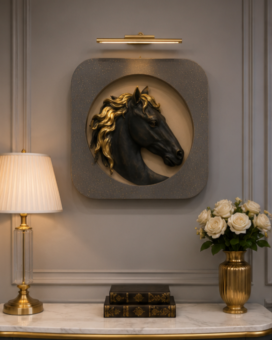 Regal Stallion Decorative Wall Accent