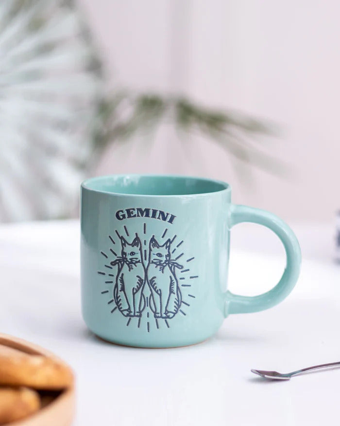 Gemini Zodiac Mug - Green