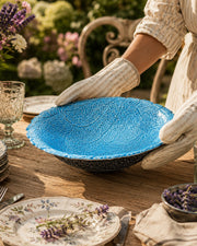 Ocean Leaf Serving Bowl