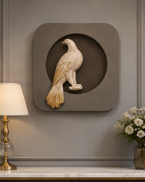 Ivory Dove Decorative  Wall Accent