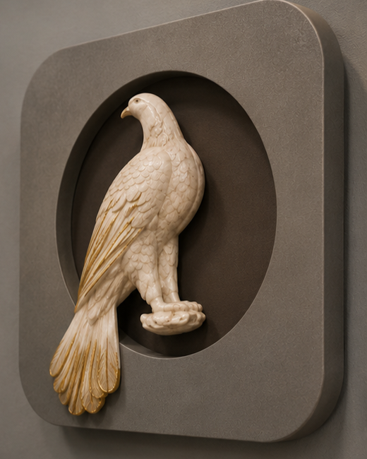 Ivory Dove Decorative  Wall Accent 