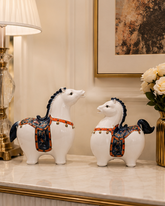 Royal Steed Figurine - Set Of 2 