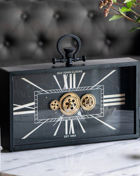 Old Town Rectangular Table Clock - The Decor Kart 