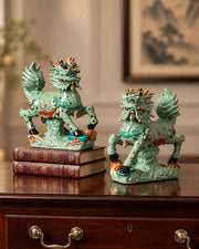 Fine Porcelain Chi Lin – Feng Shui Guardians
