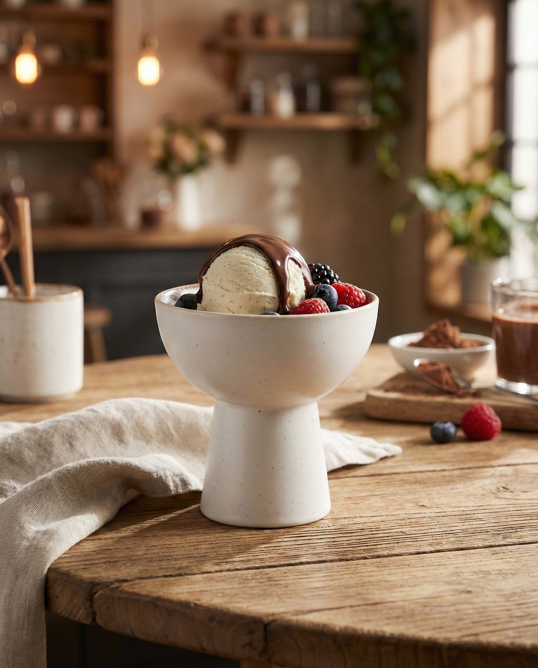 Artisan Glazed Dessert Bowl 