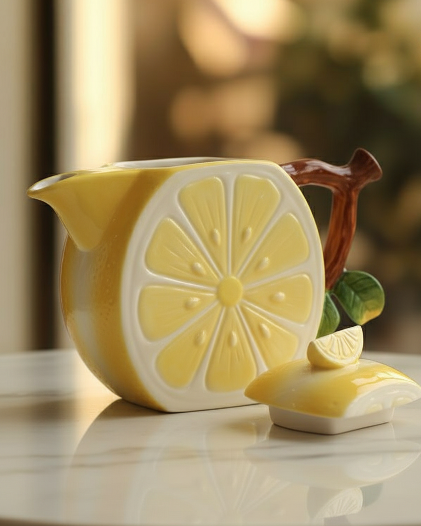 Citrus Slice Ceramic Tea Set - 3 Piece 
