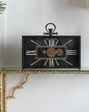 Old Town Rectangular Table Clock - The Decor Kart 