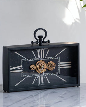 Old Town Rectangular Table Clock - The Decor Kart 