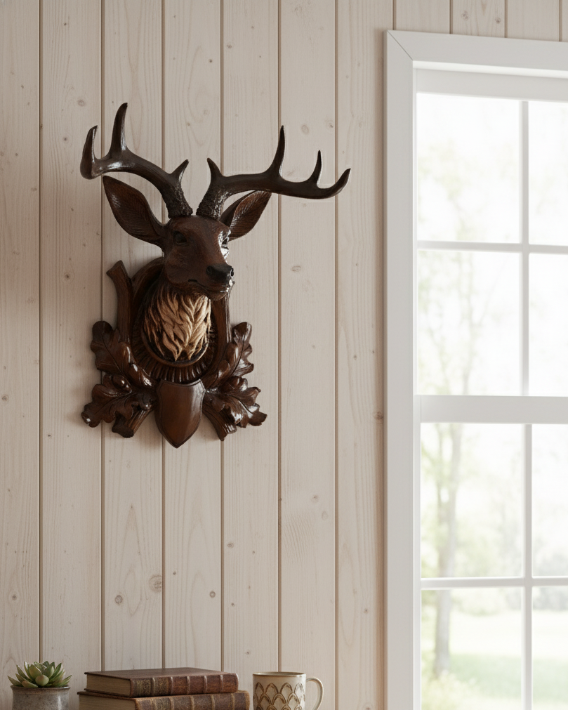 Vintage Stag Wall Accent 