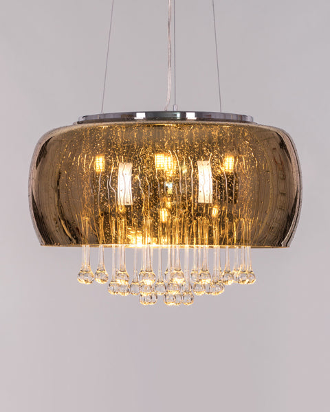 Waterdrop Mirror Finish Crystal Chandelier - The Decor Kart 