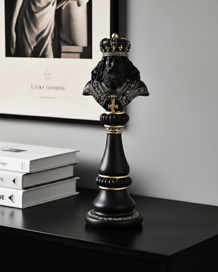 King Oversized Chess Piece - Black 