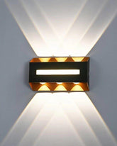 Shine Grid Accent Outdoor Wall Light - 3 Light 