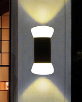 Twin Beam Modern Outdoor Wall Light 