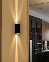 Twin Beam Outdoor LED Wall Light 