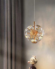 Radiant Crystal Orb Pendant Light