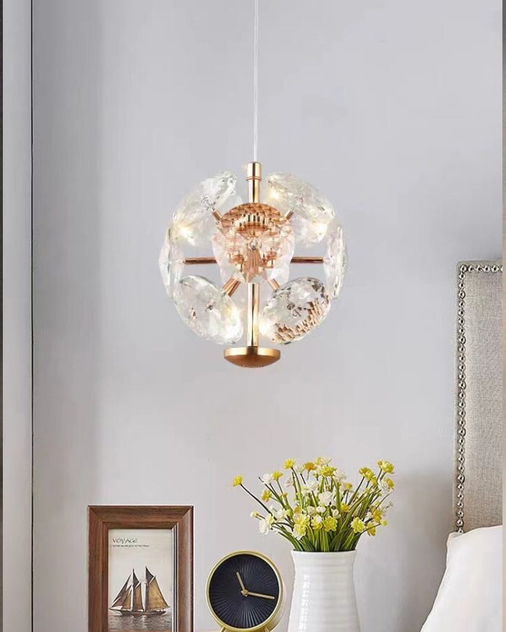 Radiant Crystal Orb Pendant Light 