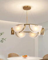 Luxury Marble Interior Chandelier - 6 Light 