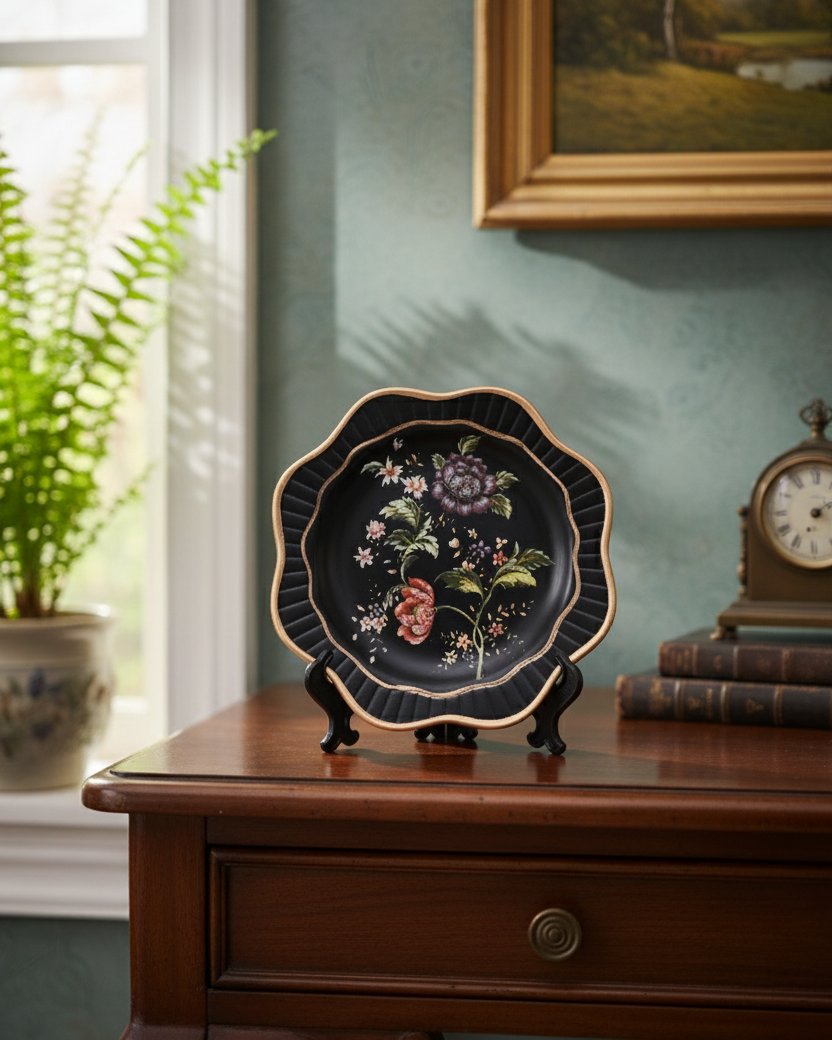 Exquisite Decorative Vase & Plate - Set of 3 