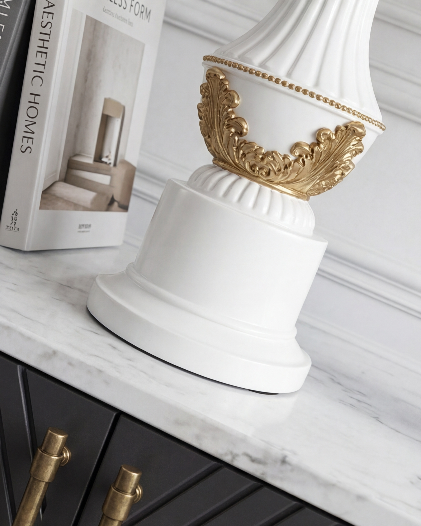 Imperial Crown Decorative Chess King - White 