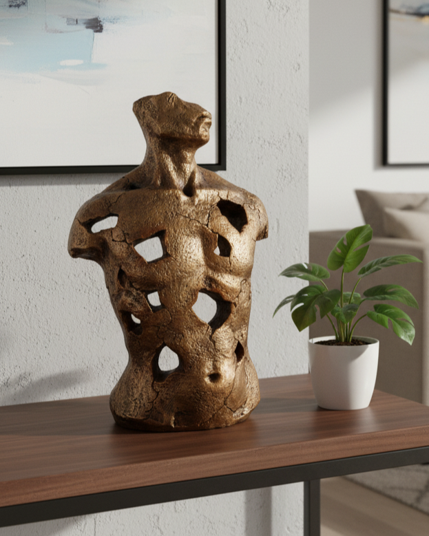 Abstract Man Torso Table Decor 