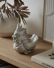 Silver Cockatoo Tray Bowl