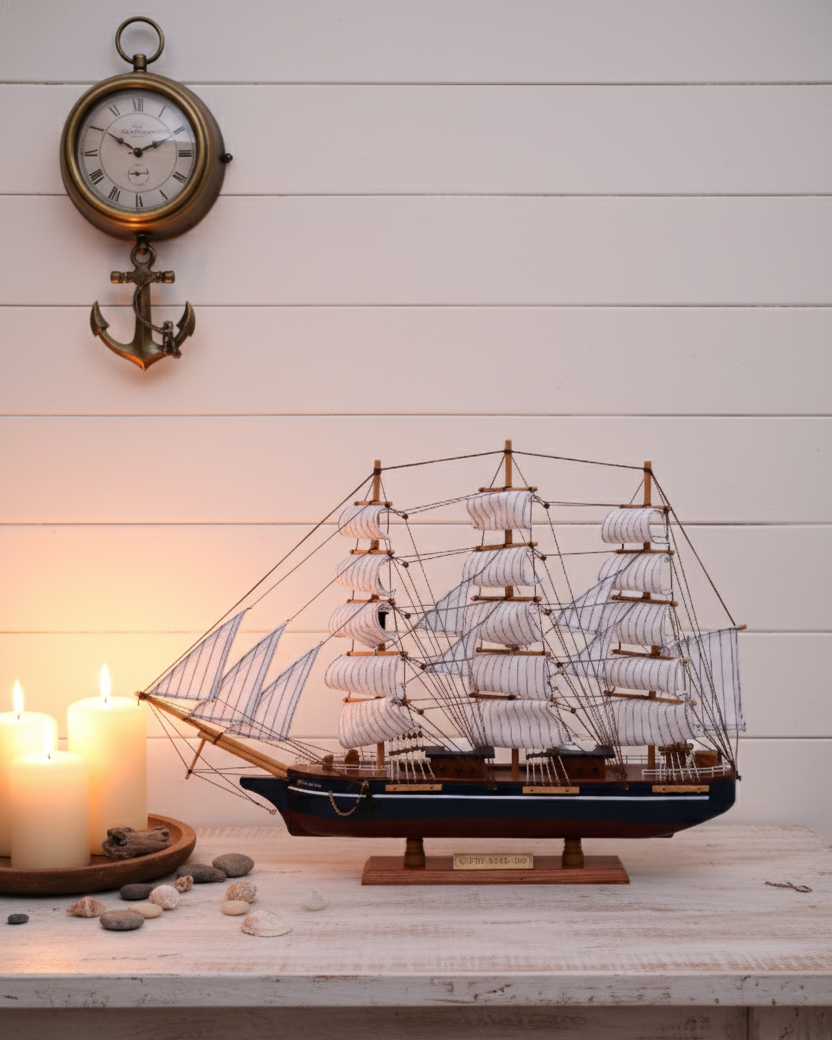 "Cutty Shark -1896" Wooden Decorative Ship 