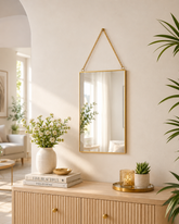 Golden Hanging Mirror 