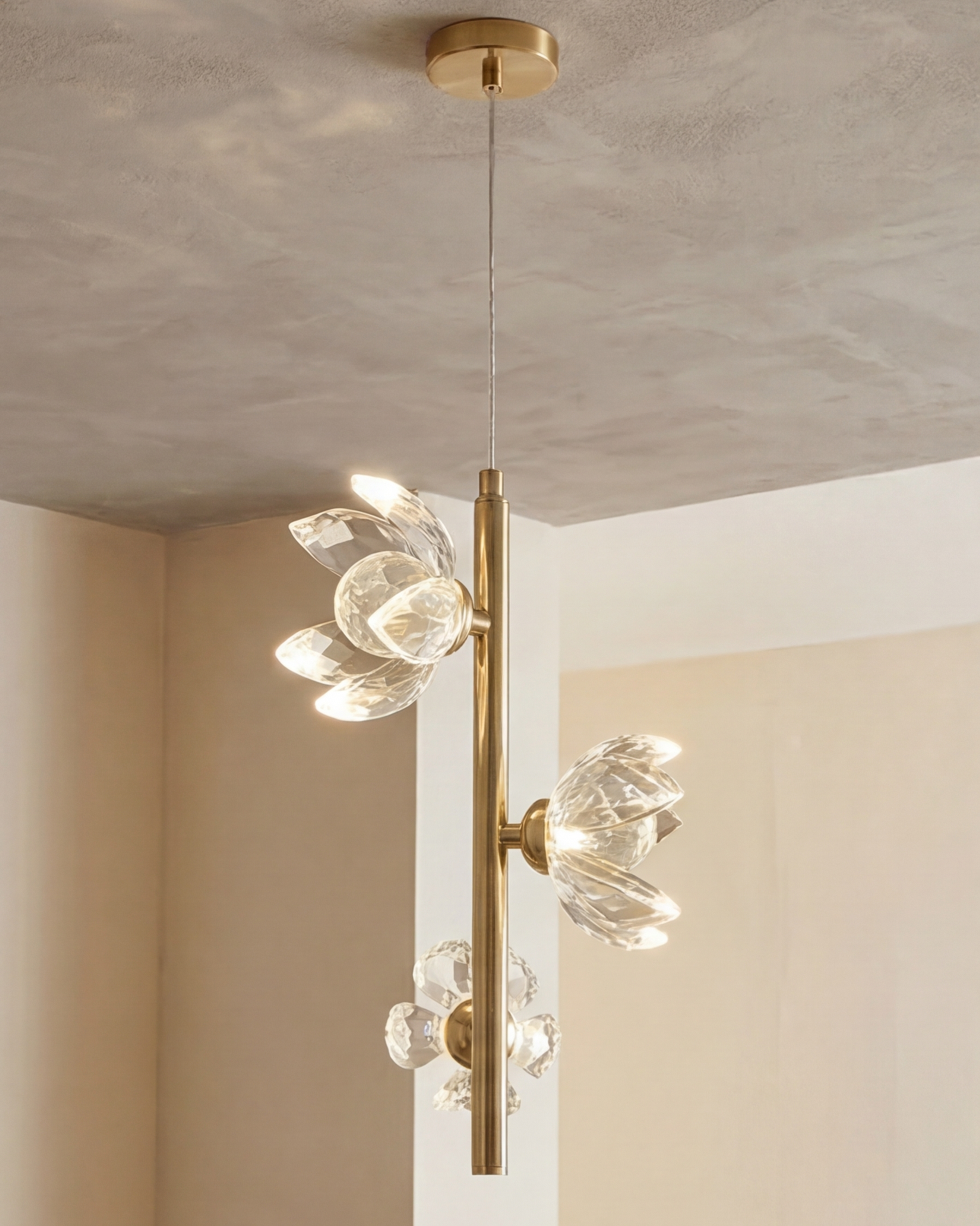 Crystal Bloom Bar Pendant Light 