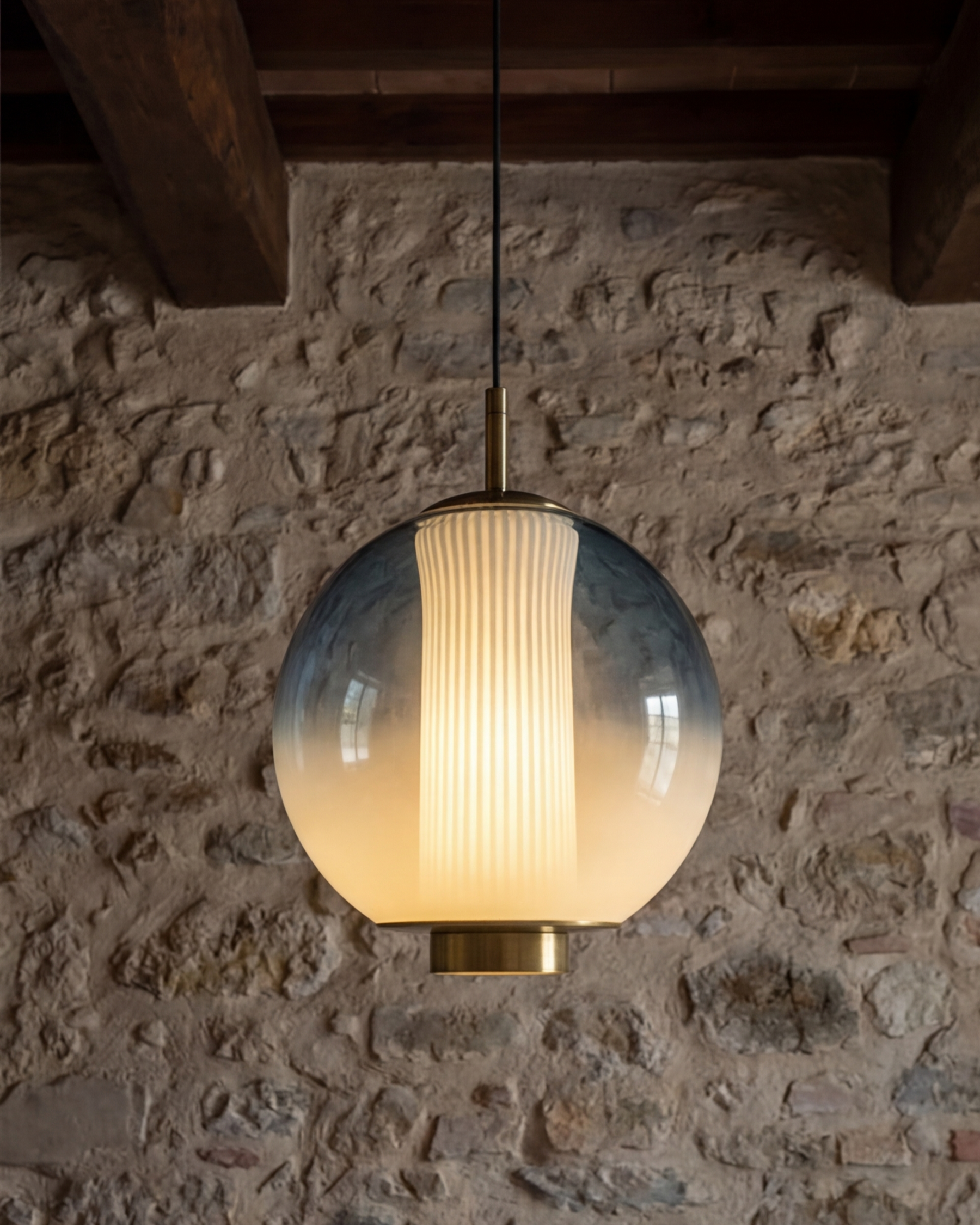 Glow Orb LED Pendant Light - Blue 