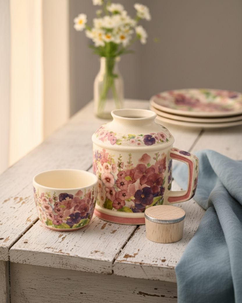 Spring Serenity Tea for Two Set 
