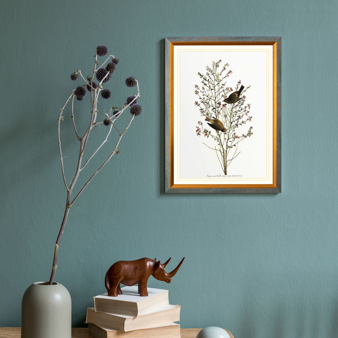 Orange Crowned Warbler Bird Print 