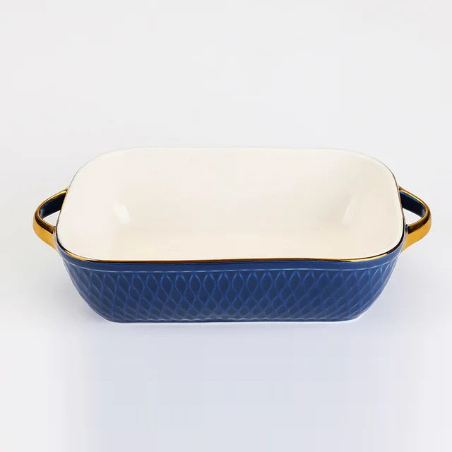 Astrid Rectangle Serving Dish - Blue