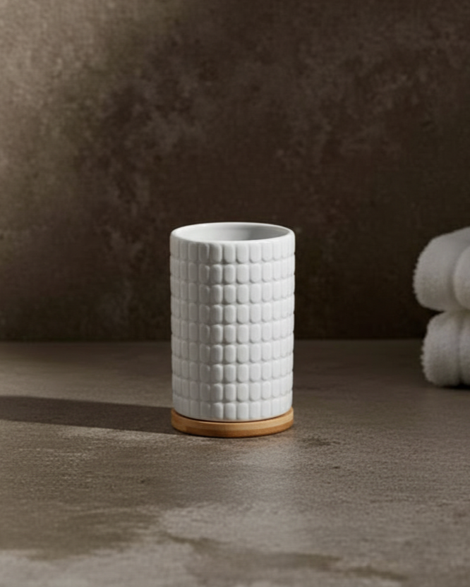 Urban Stone 3 Piece Bathroom Set - Grey 