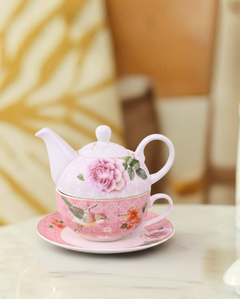 Spring Harmony Tea for Two Set - Pink 