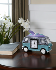 Classic Camper Tabletop Clock - Green