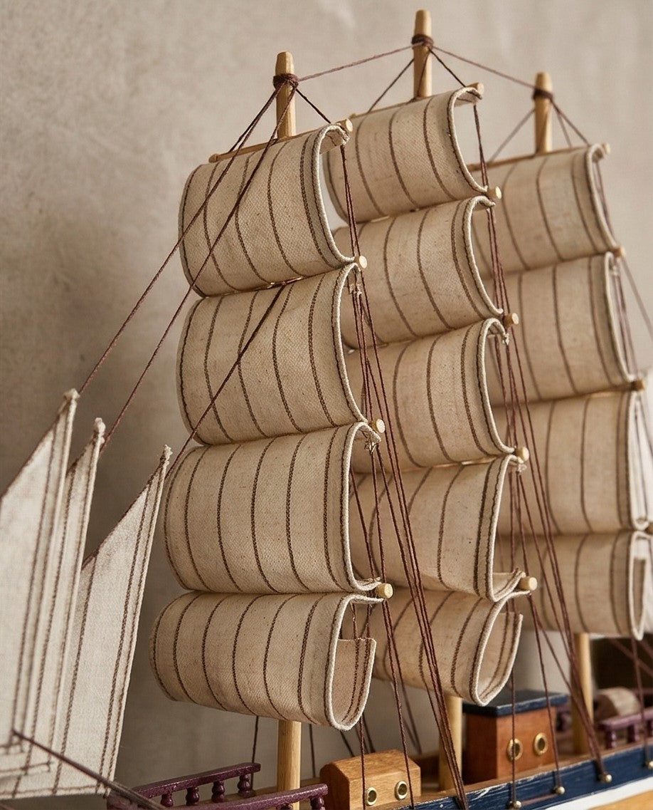"The Gold Mariner" Wooden Decorative Ship 