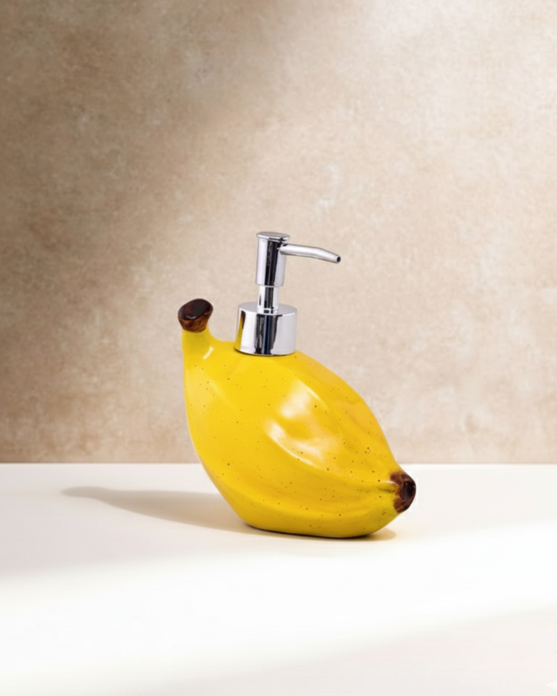 Banana Ceramic Soap Dispenser 