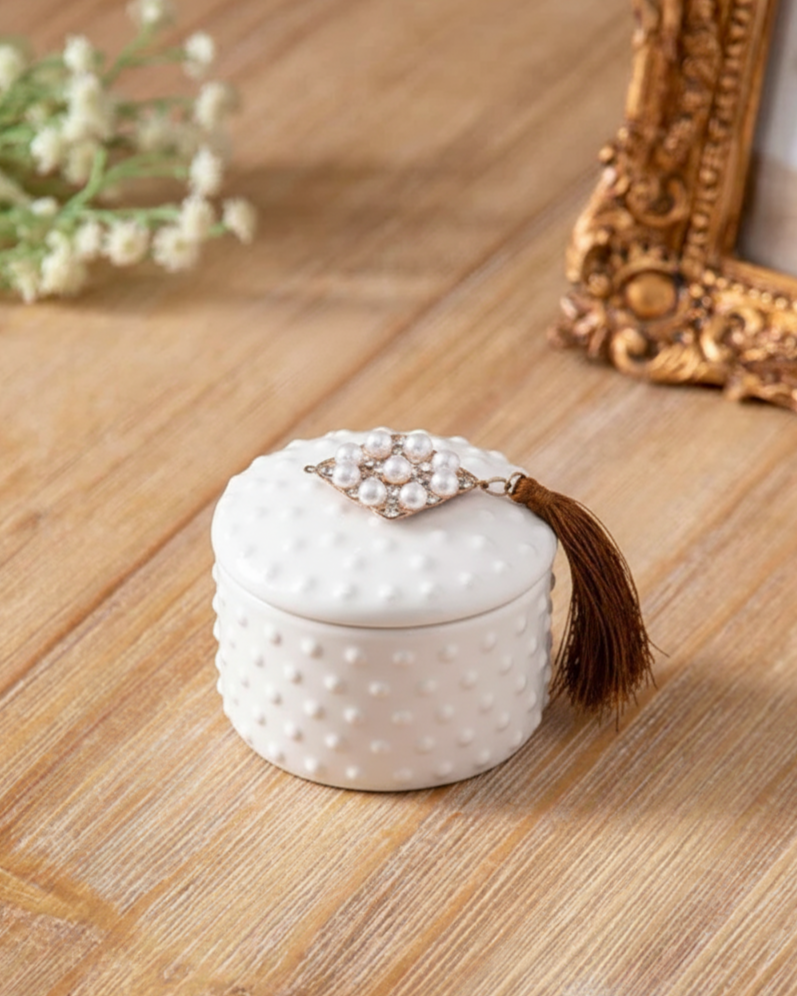 Polka Dots Trinket Keeper 