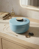 Ivory Shine Trinket Keeper - Sky blue 