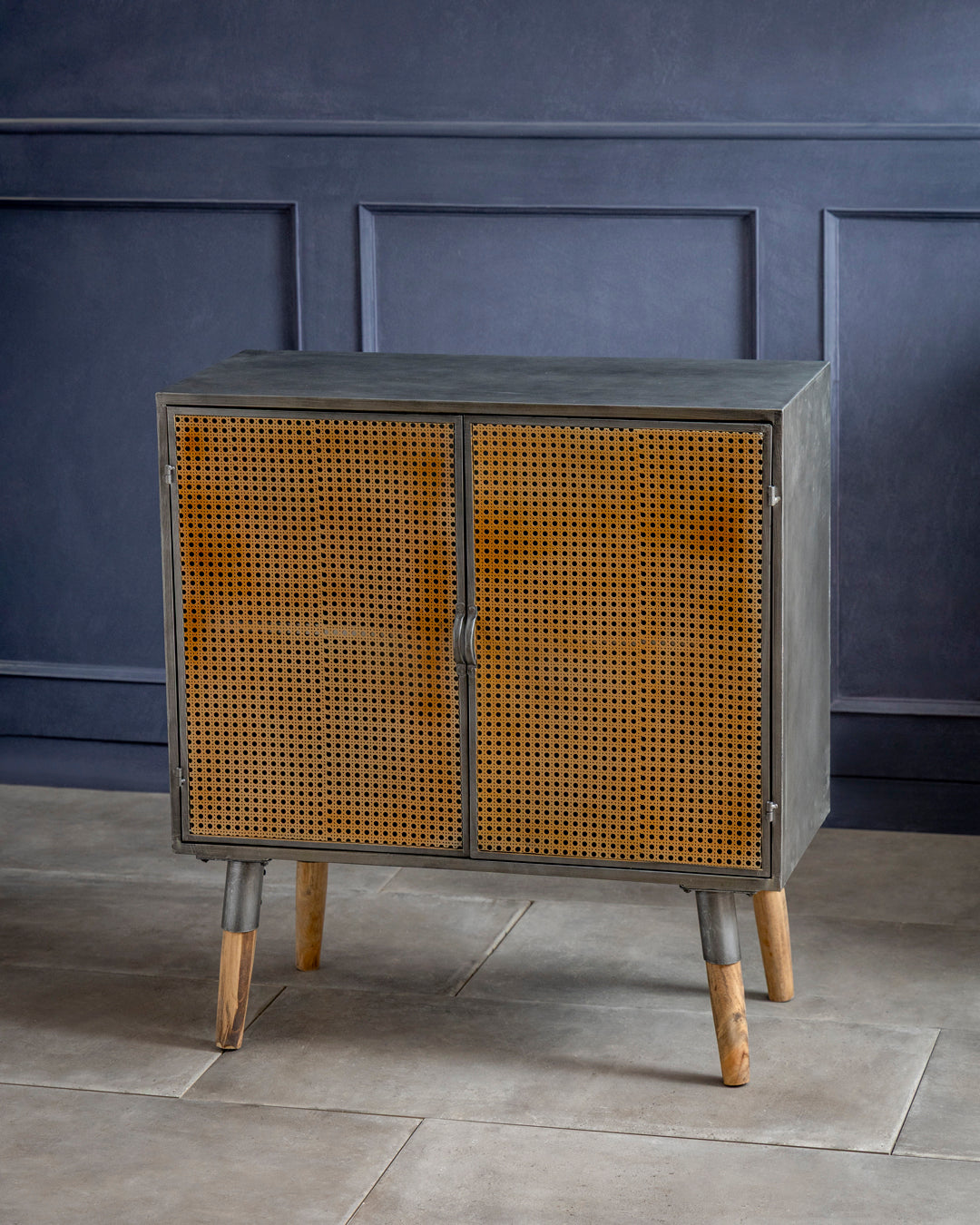 CaneNest Vintage Storage Cabinet