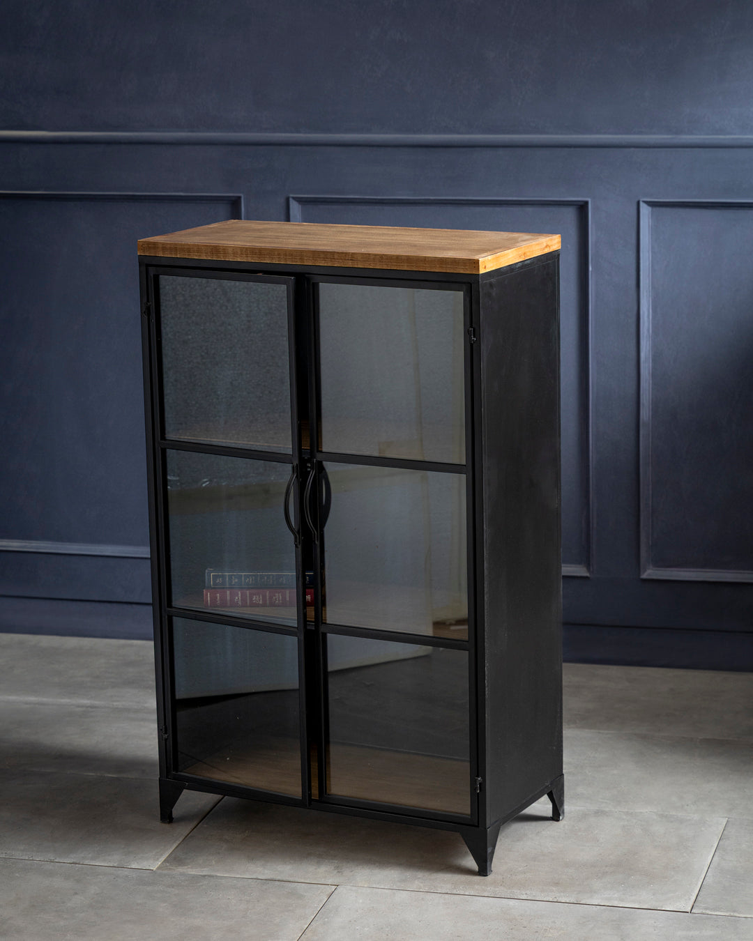 Noir Glass Display Cabinet