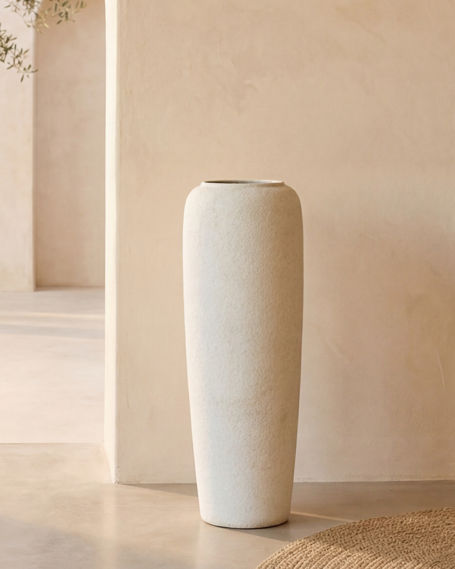 Pebble Finish Designer Floor Vase - Large 