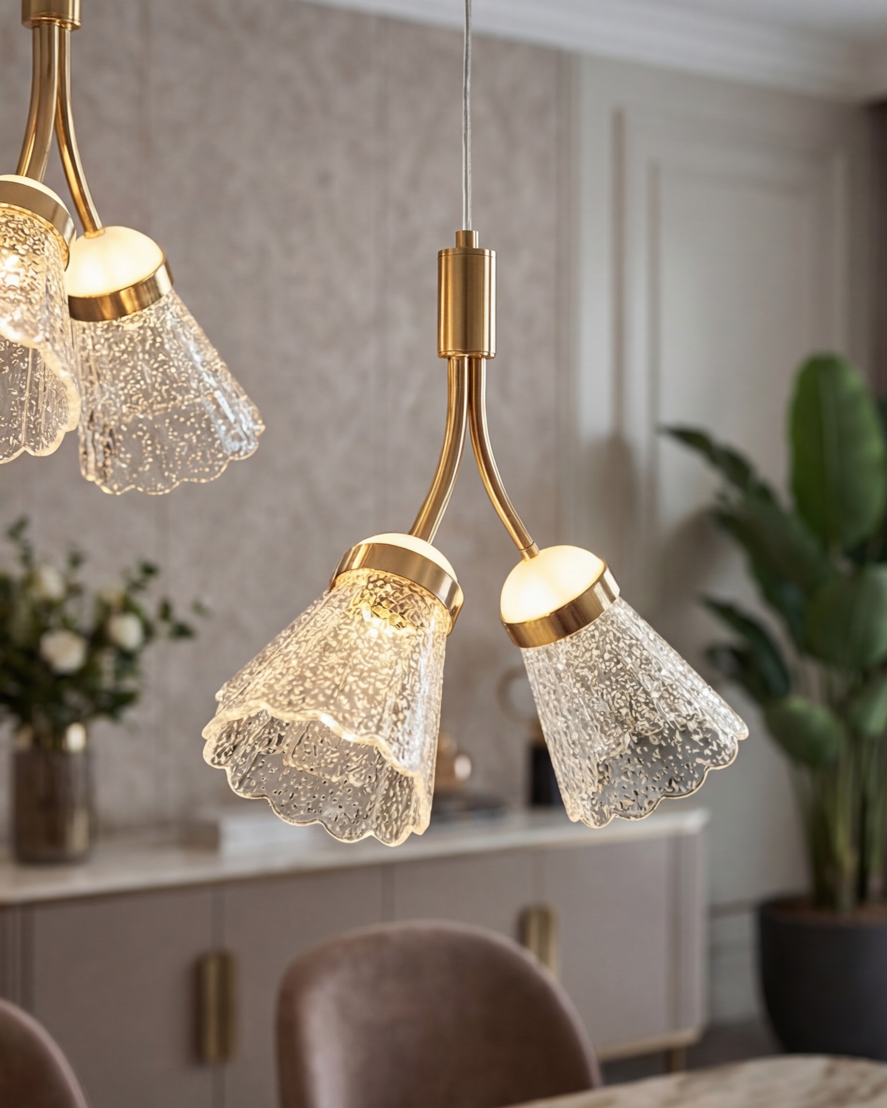 Bloom Trio Cluster Pendant Light 