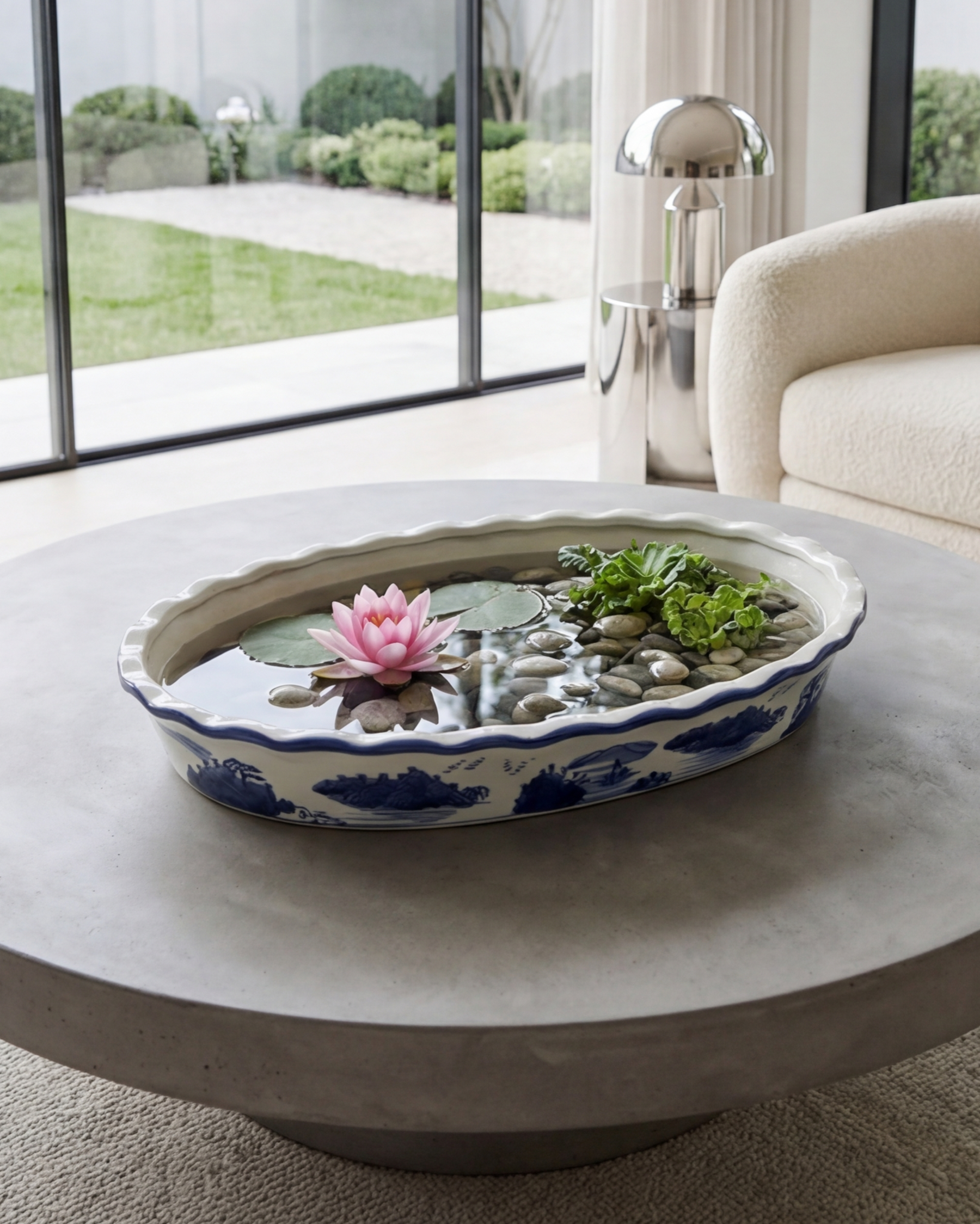 Royal Crest Scalloped Planter - Big 
