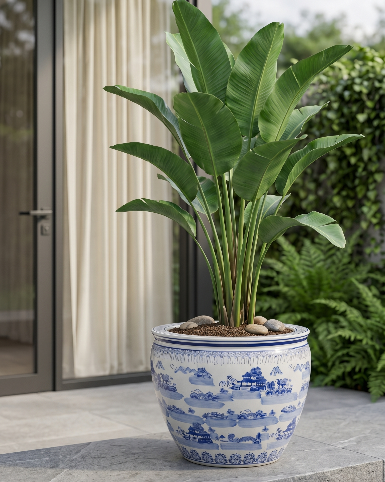 Dynasty Blue Planter 