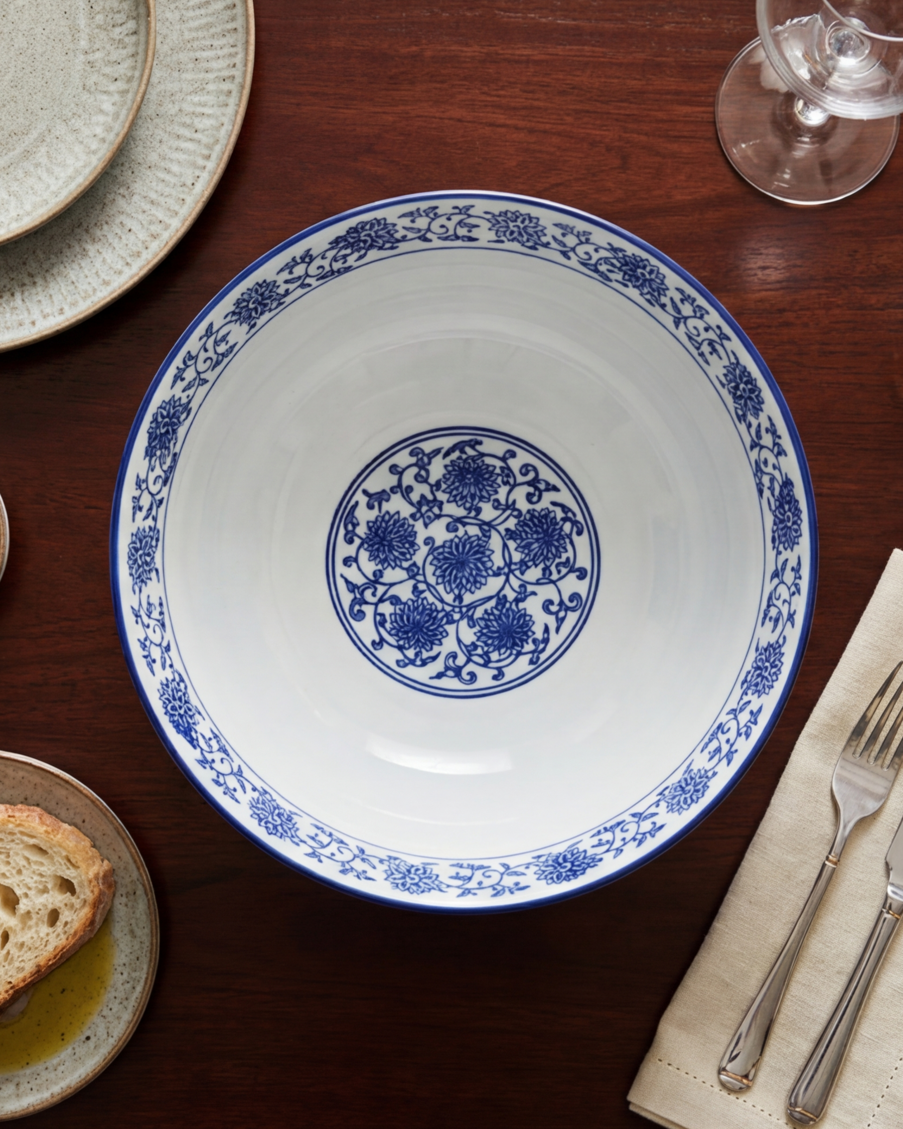 Azure Bloom Classic Bowl 