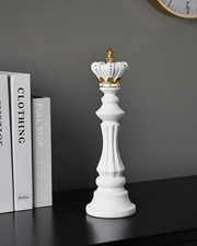 King Oversized Decorative Chess Piece - White