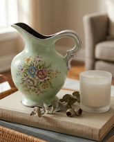 Pastel Bloom Elegance Pitcher Vase 