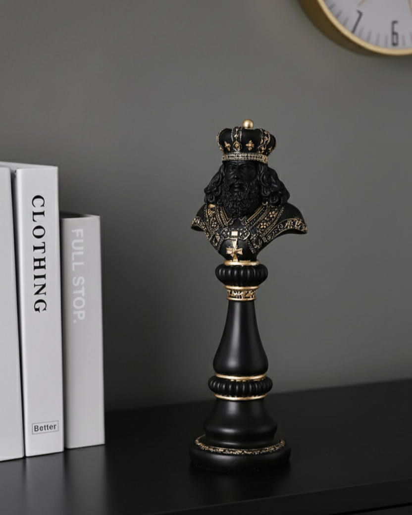 King Oversized Chess Piece - Black 